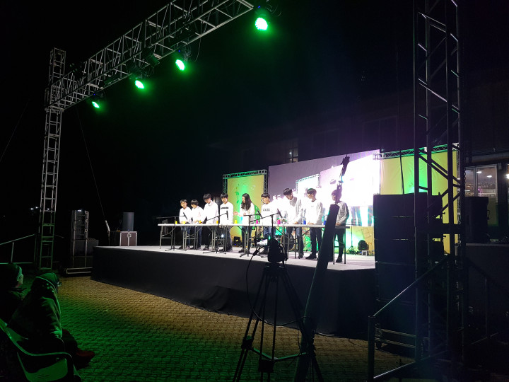 한드미마을 10주년 기념행사 전광판 설치